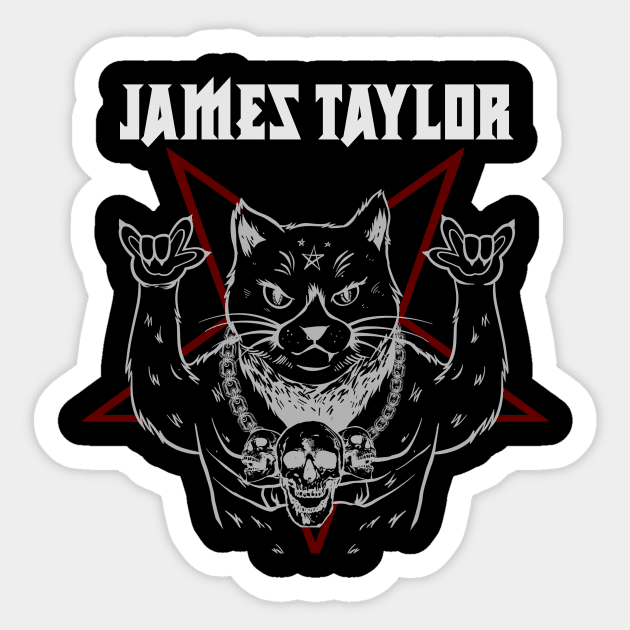 JAMES TAYLOR MERCH VTG Sticker by rackoto